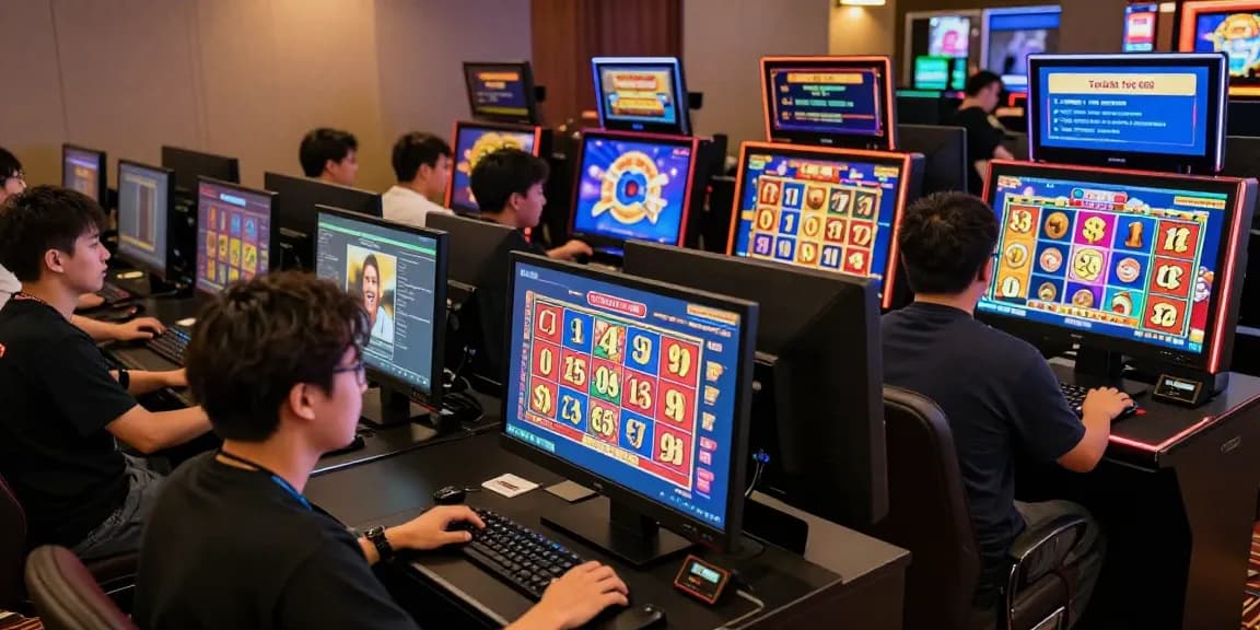 Players enjoying Togel 4D lottery on Link Alternatif Togel88, showcasing community engagement and exciting gaming atmosphere.