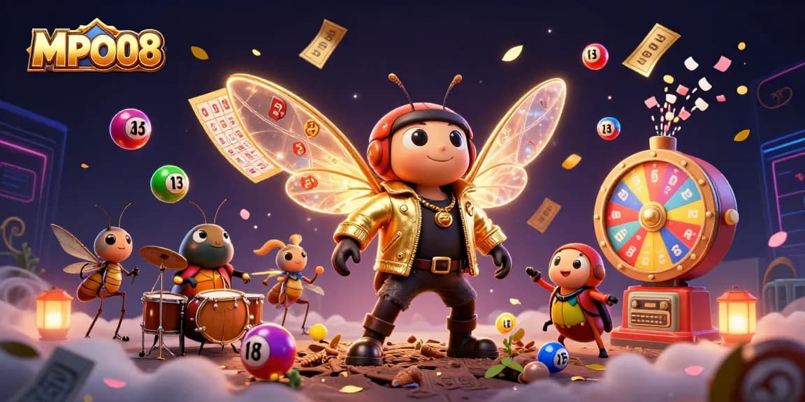 Experience MPO08 with buzzing electric wings and lively game elements for thrilling gambling.