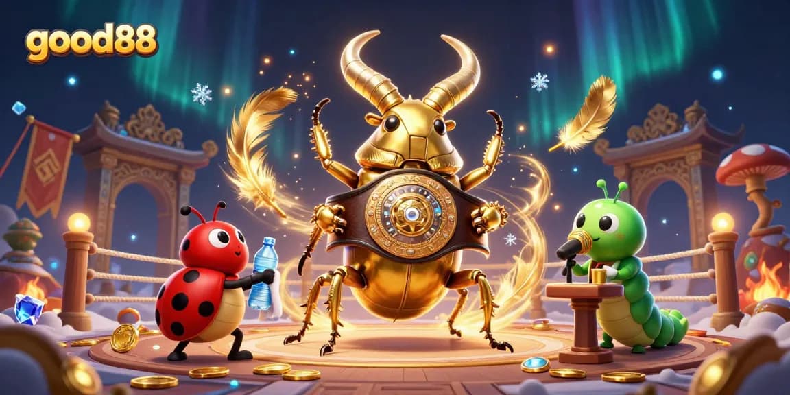 Experience engaging gameplay at good88 with vibrant casino and betting themes showcased in a dynamic 3D scene.