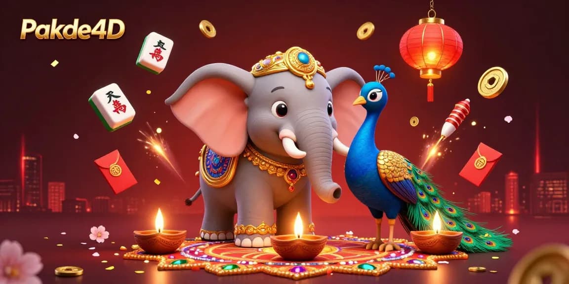 Engage with the dynamic and vibrant Pakde4D gaming experience featuring lively visuals and festive elements.
