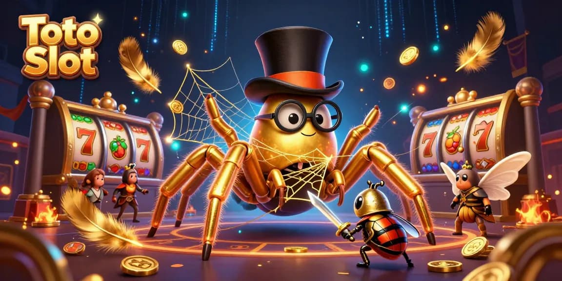 Experience the thrill of Toto Slot with engaging characters and dynamic casino elements.
