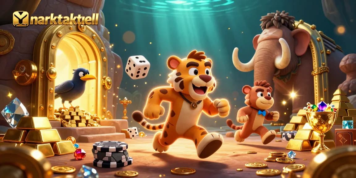 Experience thrilling wins at marktaktuell's vibrant prehistoric casino featuring dynamic gaming elements.