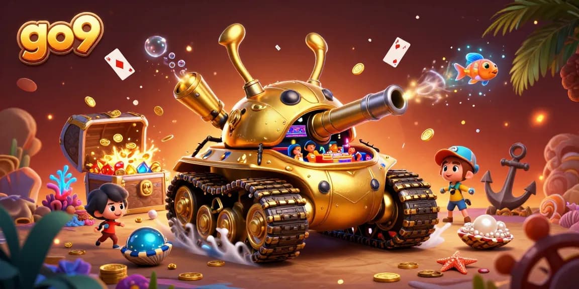 Bet big with go9 in an exciting underwater casino filled with gold coins and gems.