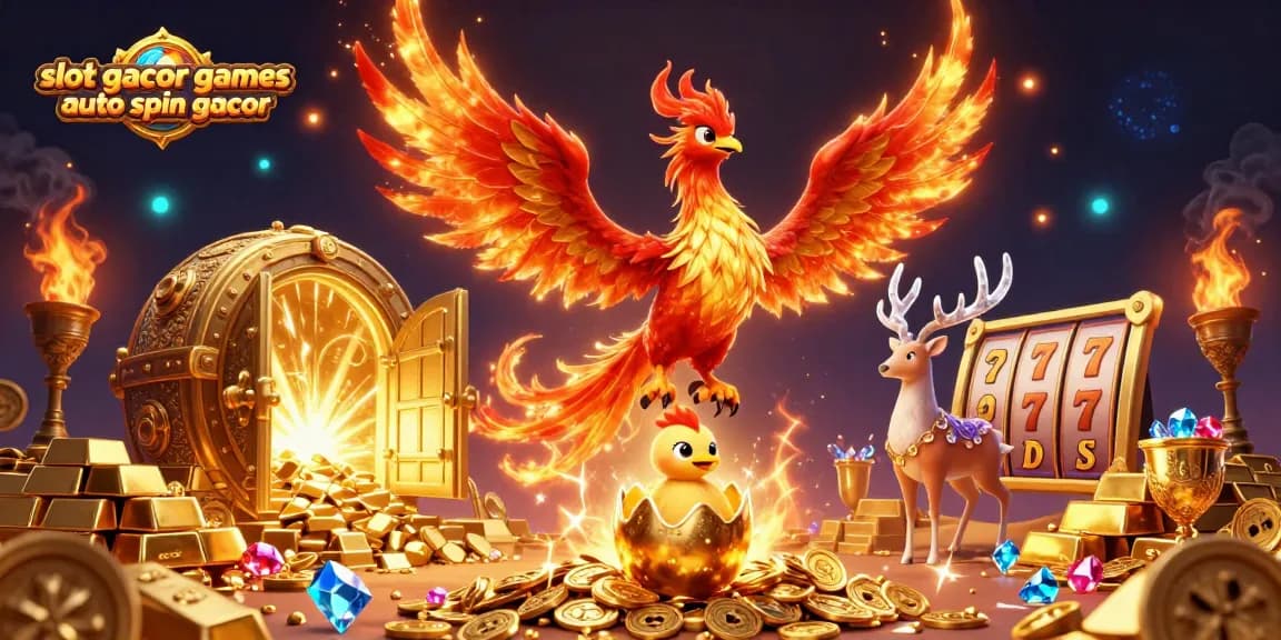 Experience thrilling wins with slot gacor games auto spin gacor amidst a vibrant casino atmosphere.