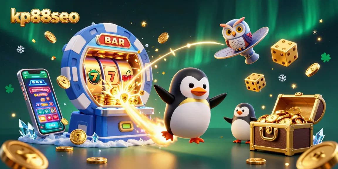 Experience thrilling casino gaming with kp88seo, featuring festive slot machines and golden rewards.