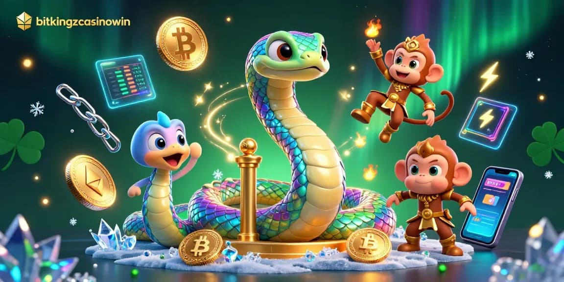 Erleben Sie bitkingzcasinowin mit bunten 3D-Walzen, die Lichtstrahlen erzeugen und Kryptowährungen bringen