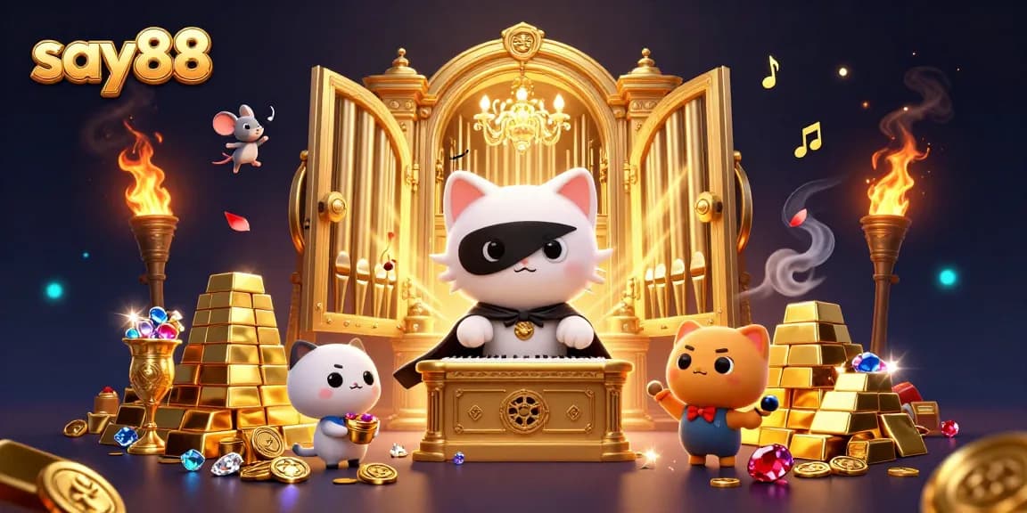 Join the excitement at say88, where thrilling gold treasures and joyful characters come alive in a vibrant casino atmosphere.