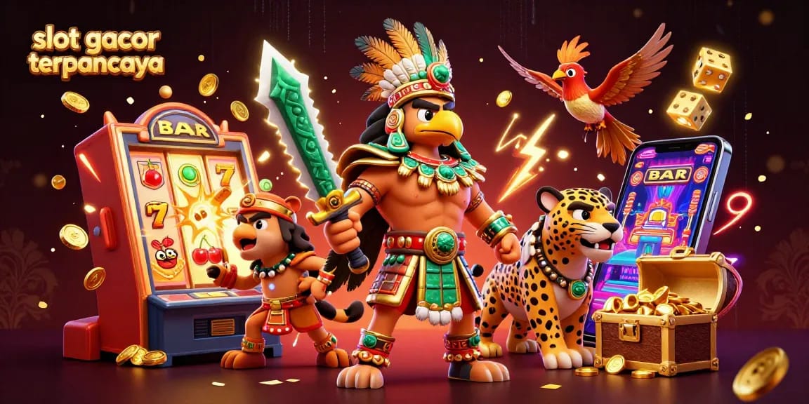 Menangkan jackpot dengan slot gacor terpercaya di ilustrasi kasino megah