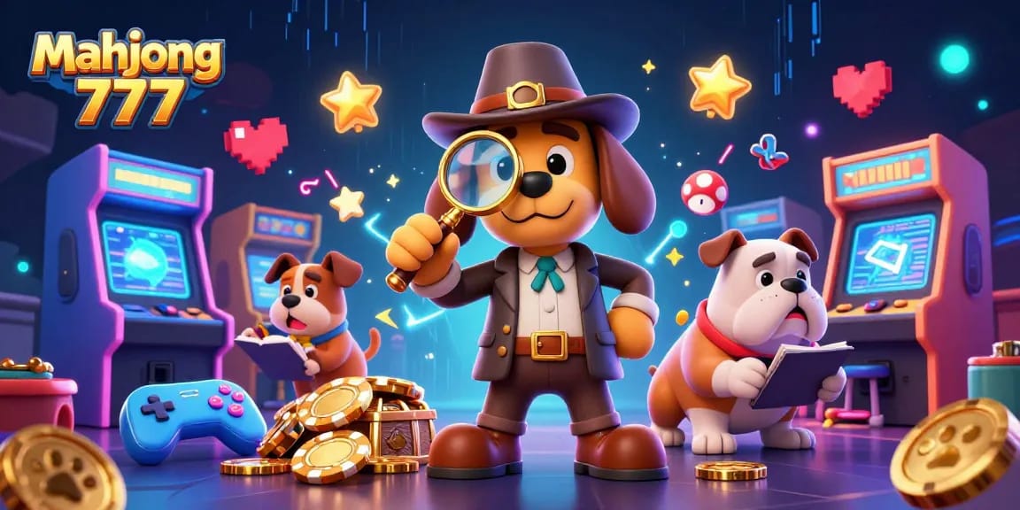 Engage with mahjong 777 in an exciting quest for gold poker chips amidst vibrant gaming elements.