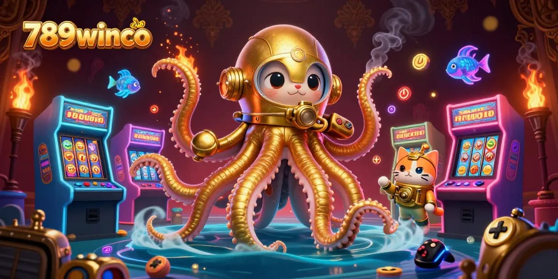 Engage with thrilling adventures at 789winco featuring a colossal kraken and treasures, perfect for casino fun.