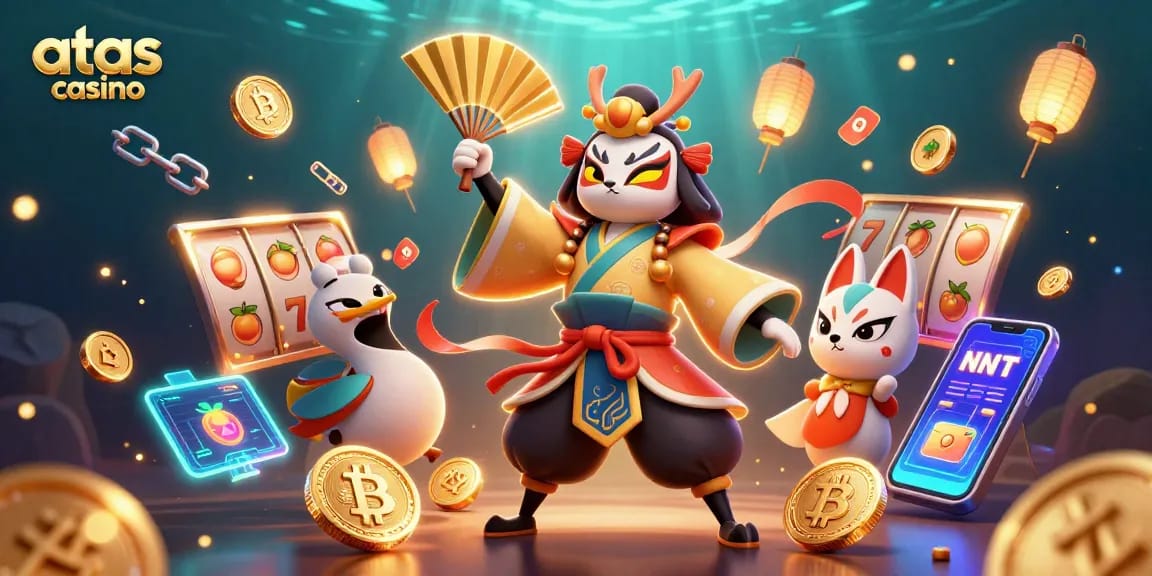 Engage with the fun of atas casino through 3D illustrated characters and exciting gaming elements.
