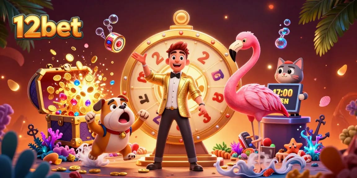 Khám phá thế giới cá cược với 12bet và nhận thưởng khủng từ trò chơi slot hấp dẫn.