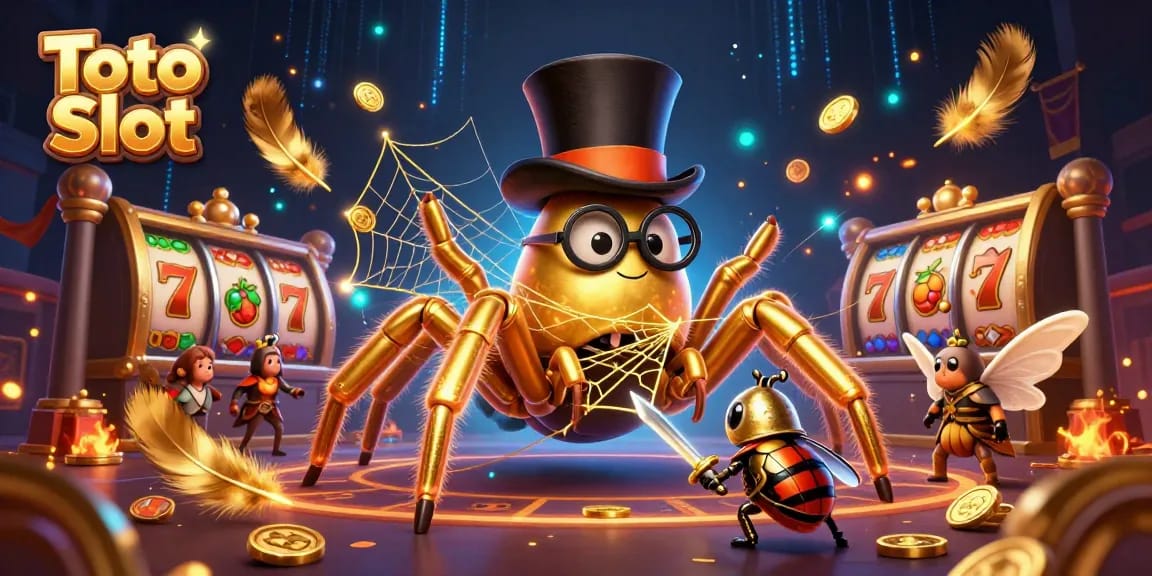 Experience the thrill of Toto Slot with engaging characters and dynamic casino elements.