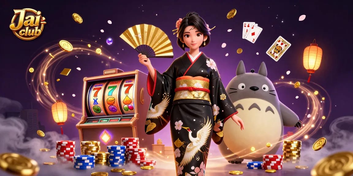 Win big at Jai club with vibrant slot machines and festive elements.