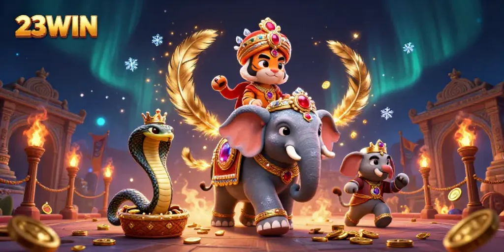 Experience thrilling gaming at 23WIN, featuring vibrant elements and exciting gameplay moments