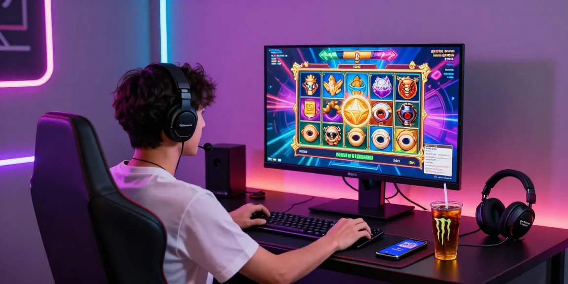 Engaging player enjoying deposit pulsa tanpa potongan while gaming in a vibrant atmosphere.