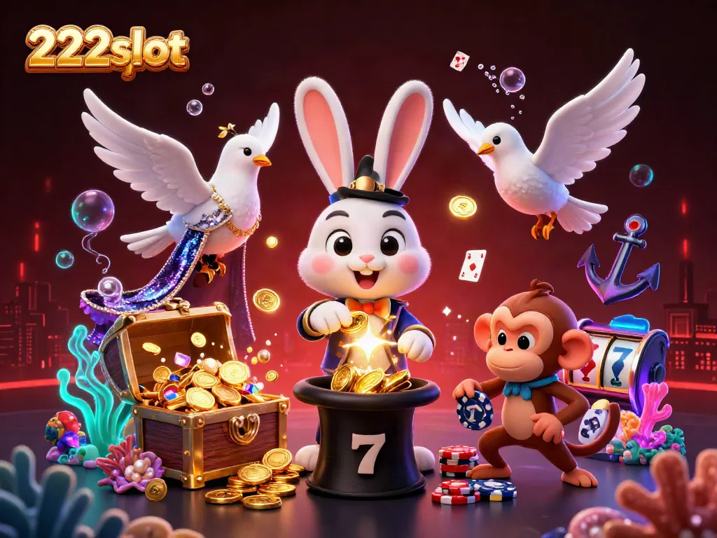 Pemain menikmati pengalaman menyenangkan bermain slot di 222slot dengan tampilan yang menarik.