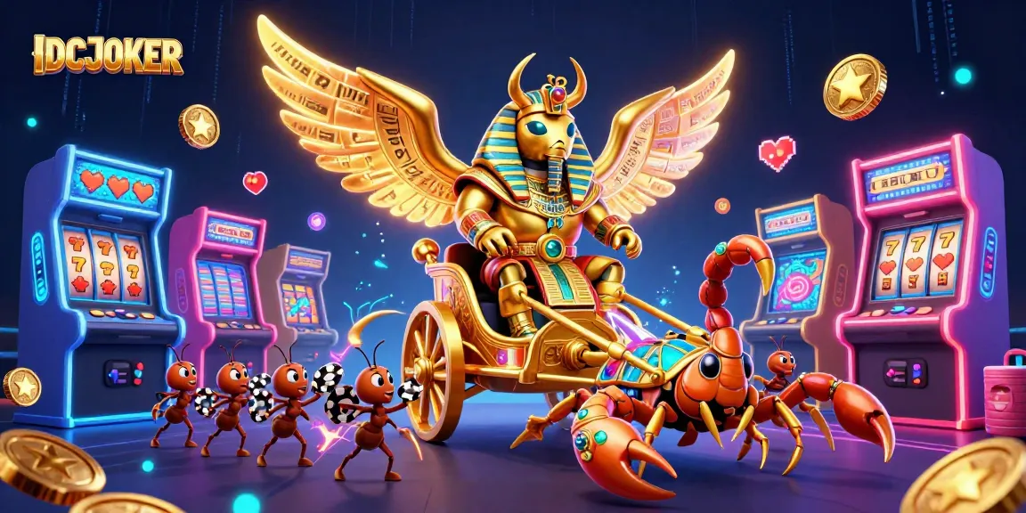Experience thrilling gameplay at IDCJOKER with vibrant 3D characters and casino elements!