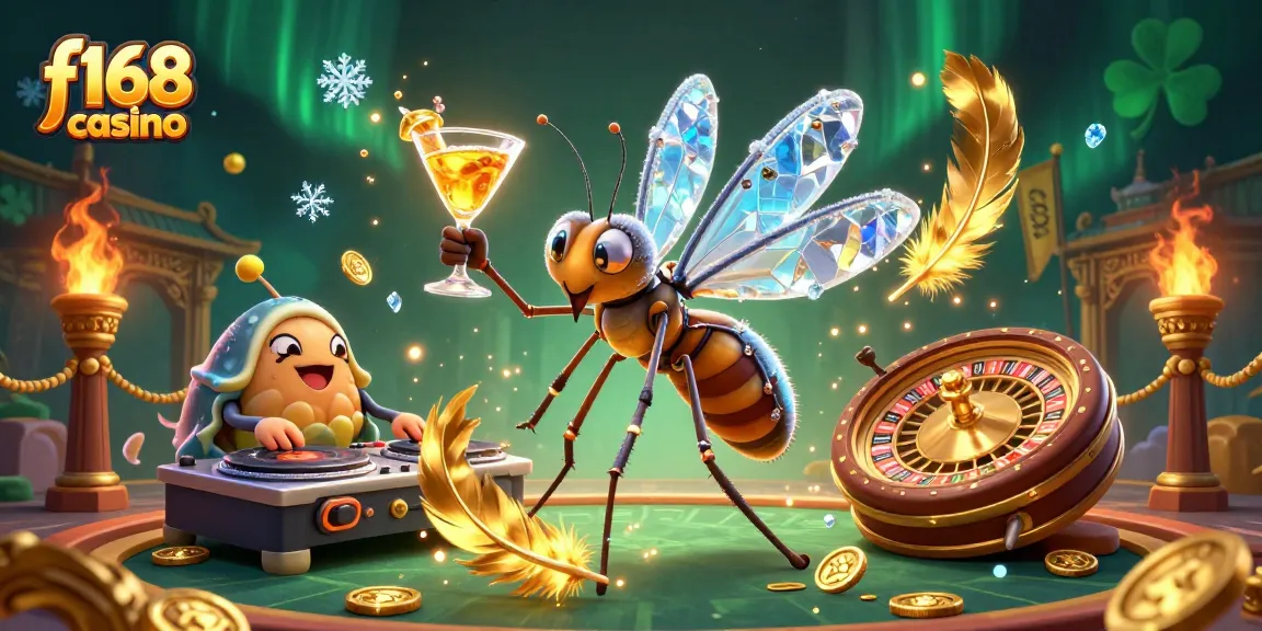 Experience the thrill of f168 casino with vibrant characters, golden roulette, and dynamic betting action.