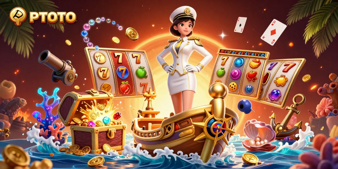 PPTOTO menangkap kegembiraan permainan slot dengan visual yang hidup dan detail yang rumit.