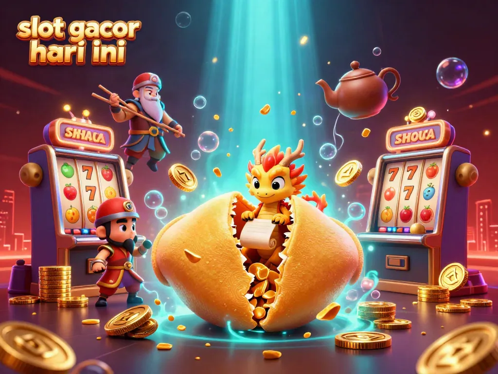 Menang besar dengan slot gacor hari ini yang dipenuhi dengan simbol keberuntungan dan naga bijak.