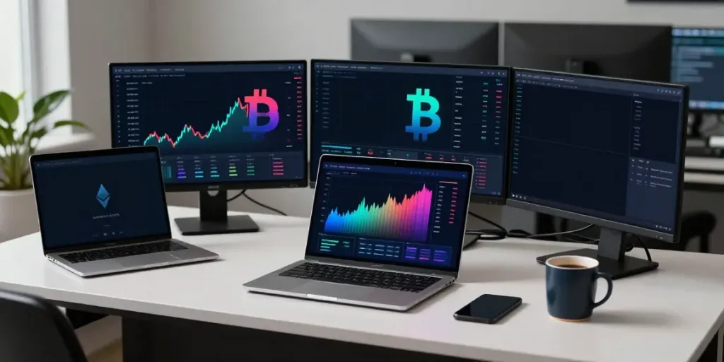 การตรวจสอบหุ้นหวยในตลาด cryptocurrency ด้วยอุปกรณ์เทคโนโลยีทันสมัย