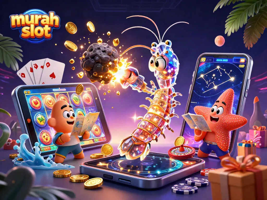 Panduan permainan murah slot dengan samurai udang 3D yang memukau dan elemen kasino berkilauan.
