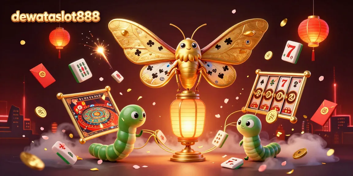 Menangkan jackpot dengan dewataslot888 dalam gambar berwarna-warni yang menggambarkan suasana kasino energik.