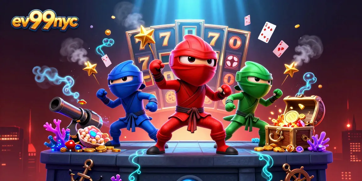 Engage in thrilling slots at ev99nyc with vibrant chameleons showcasing winning moves.