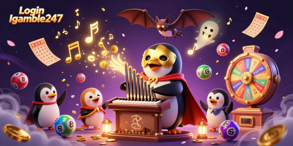 Win big now with Login Igamble247 as vibrant casino elements engage in a lively 3D scene.