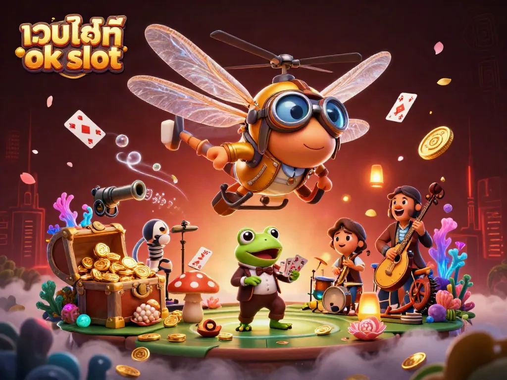 เล่นสล็อตออนไลน์สนุกที่เว็บไซต์ ok slot พร้อมดีลเลอร์และบรรยากาศคาสิโน
