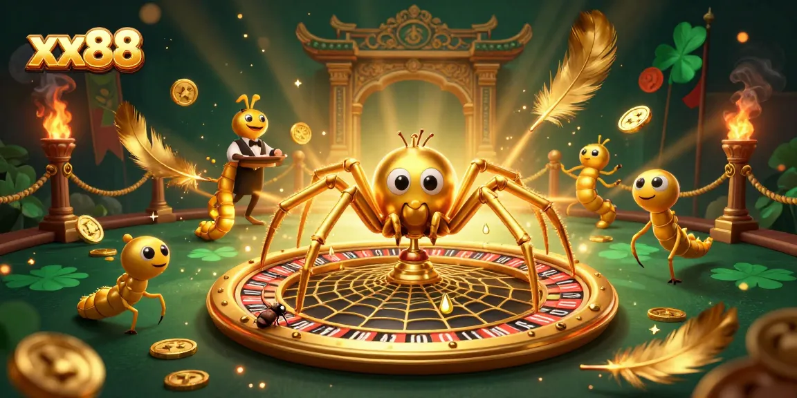Engage in exciting gaming at xx88 with unique characters in a vibrant casino setting.