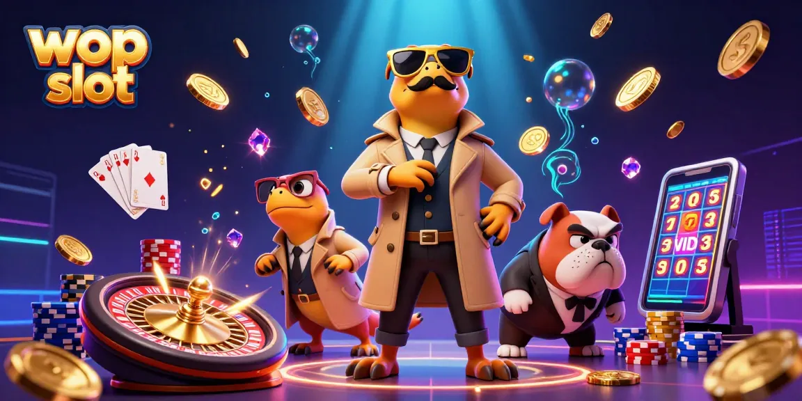 Rasakan keseruan wop slot dengan gambar tiga raptor kartun beraksi di kasino yang glamor dan penuh harta karun.