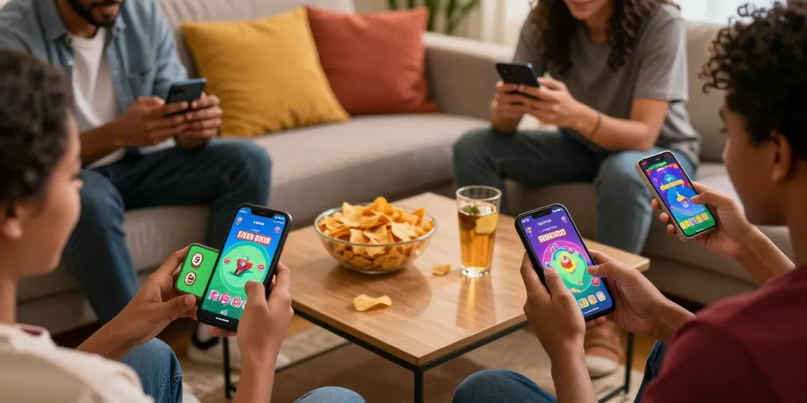 Learn More about 3 Patti World gaming fun with friends in a cozy living room.