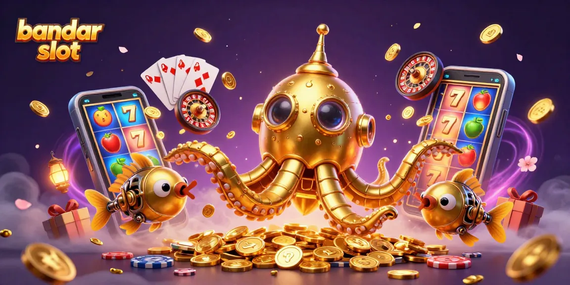 Menangkan permainan bandar slot dengan kraken emas di lautan koin emas dan permainan mistis.