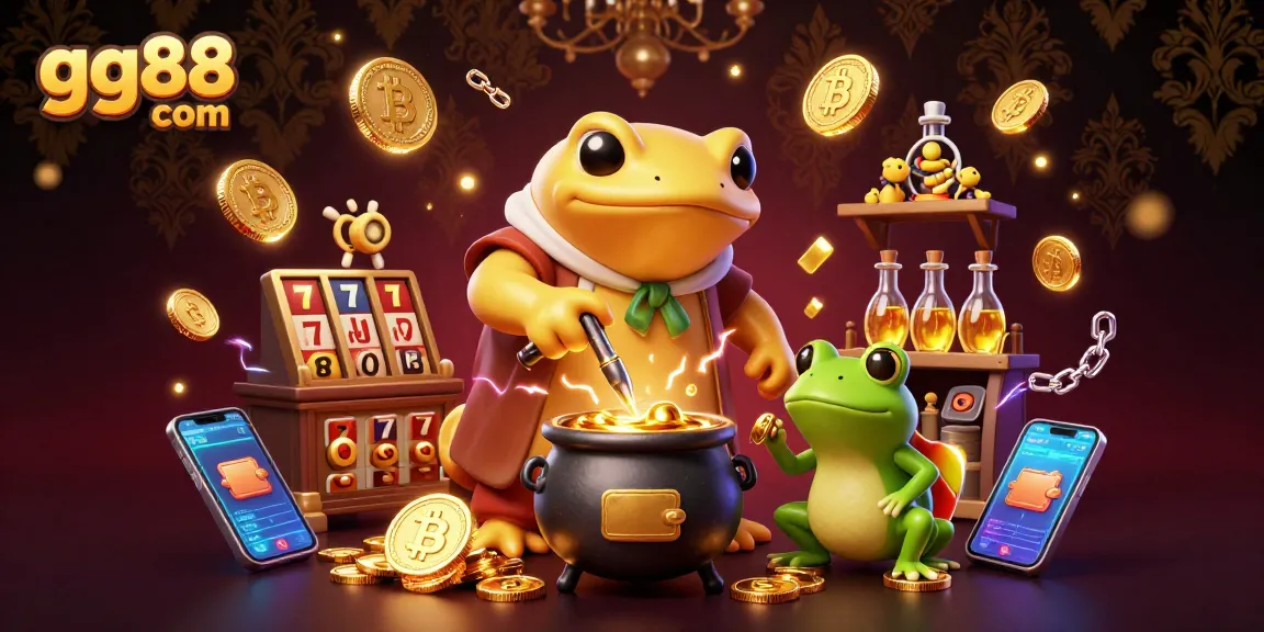Engage with gg88 com through a rich 3D casino scene showcasing gambling elements and dynamic illustrations.