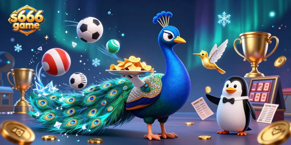 Experience the excitement of the s666 game with vibrant characters and dynamic sports elements in a casino setting.