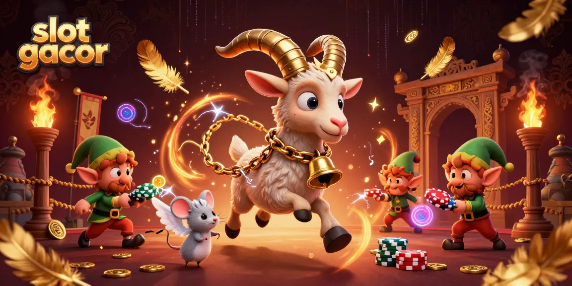 Experience the thrilling action of slot gacor with a festive Krampus casino scene.